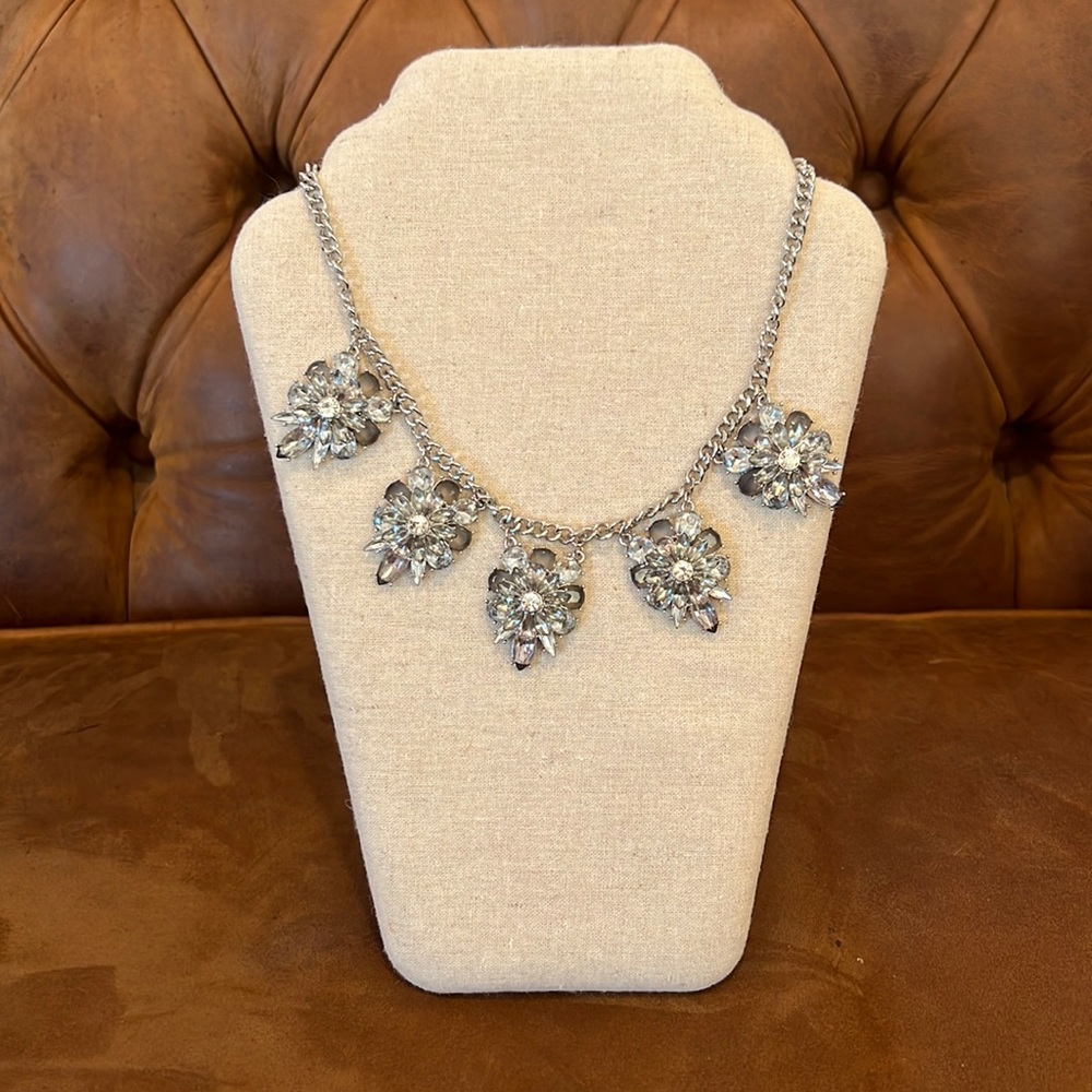 LOFT Silver Statement Necklace